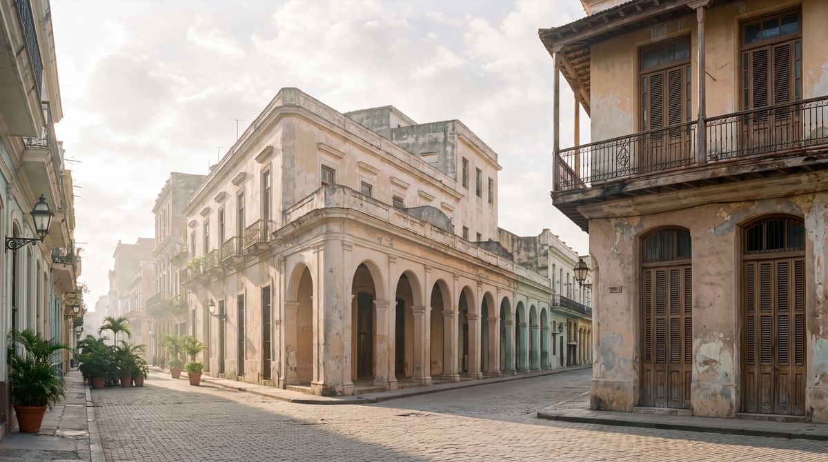 The coast of Havana, Cuba — the world of this floor