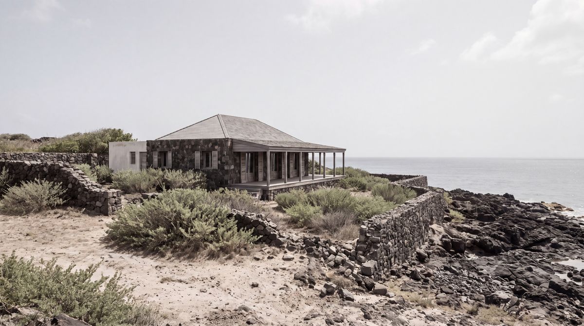 The coast of St Barth, Caribbean — the world of this floor
